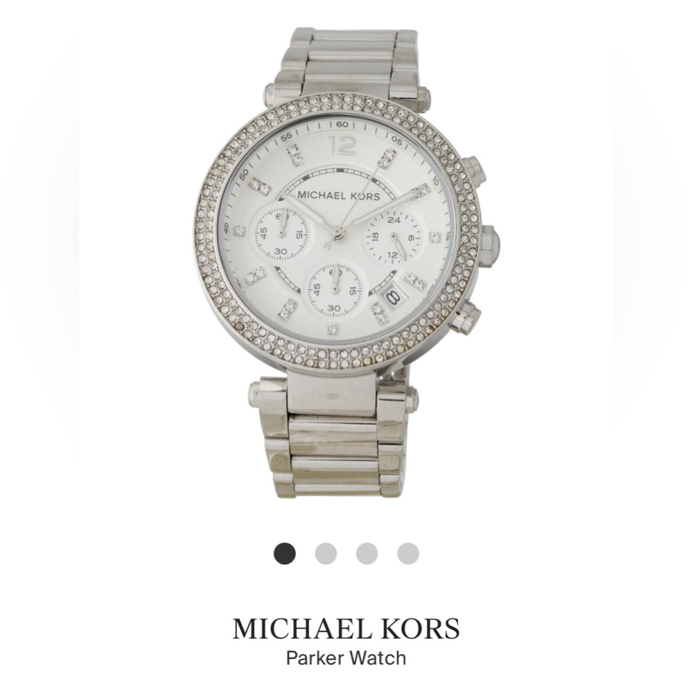 Michael Kors watch stainless steel original box included Y2K Retro 2000s